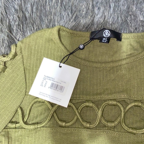 Missguided long sleeve super cropped crop top - Picture 2 of 2